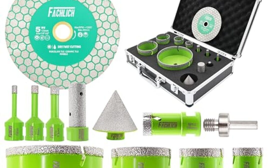 Test de la FACHLICH scie cloche diamantée : 12 pièces pour tous vos travaux de carrelage