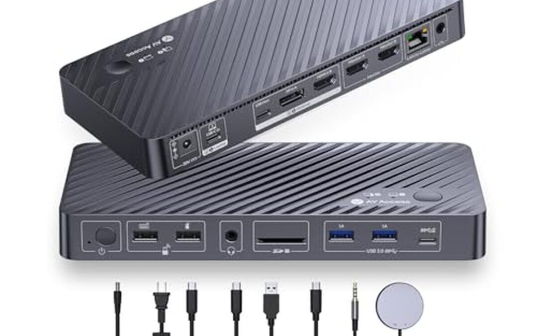 Test de la station d'accueil AV Access double écran 4K pour PC portable