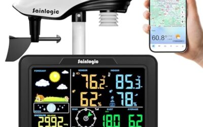 Test de la station météo intelligente Sainlogic WiFi avec anémomètre et pluviomètre