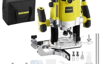 Test : défonceuse à bois 1800W DEWINNER avec set de 12 fraises