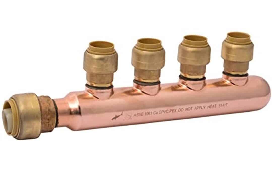 Test des collecteurs SharkBite 25555LF avec branches Push-Fit