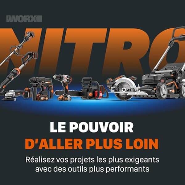Découvrez pourquoi l'élagueuse sans fil WORX Nitro WG325E.9 fait l'unanimité avec sa puissance, sa maniabilité exceptionnelle et ses performances remarquables