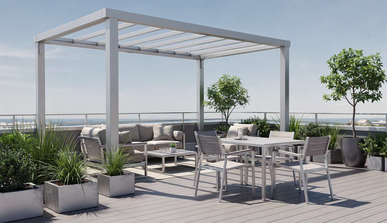 Toit terrasse en aluminium en kit : une installation facile