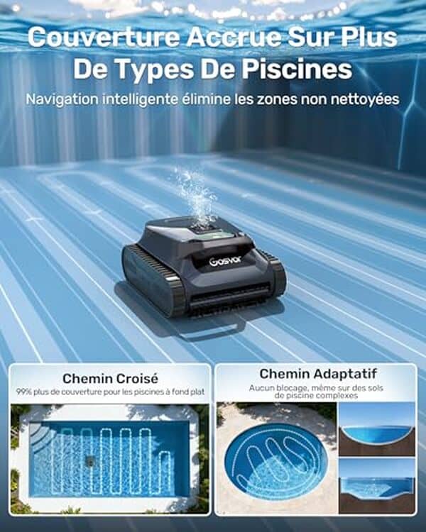 Découvrez notre test complet du robot piscine Gosvor : performance de nettoyage et autonomie impressionnante à l'épreuve. Trouvez l'équipement idéal pour une piscine impeccable sans effort.