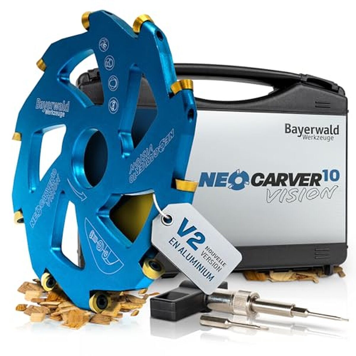 Test : disque de fraisage NeoCarver 10 Vision V2 de Bayerwald pour bois