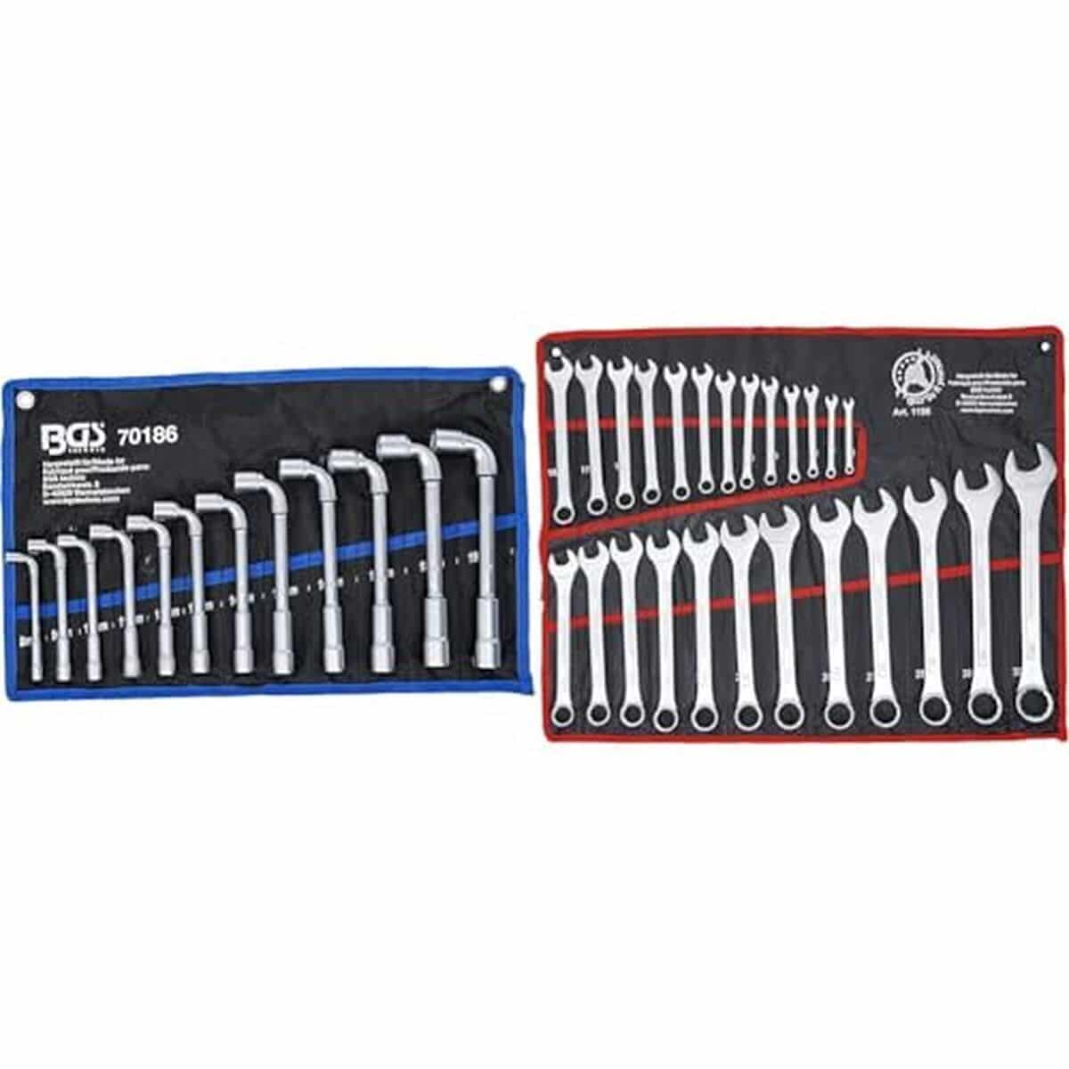 Test du jeu de clés à pipe et mixtes BGS 70186