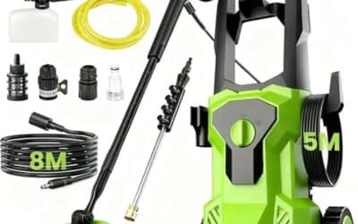 Test du nettoyeur haute pression 2000W : puissance et efficacité au rendez-vous