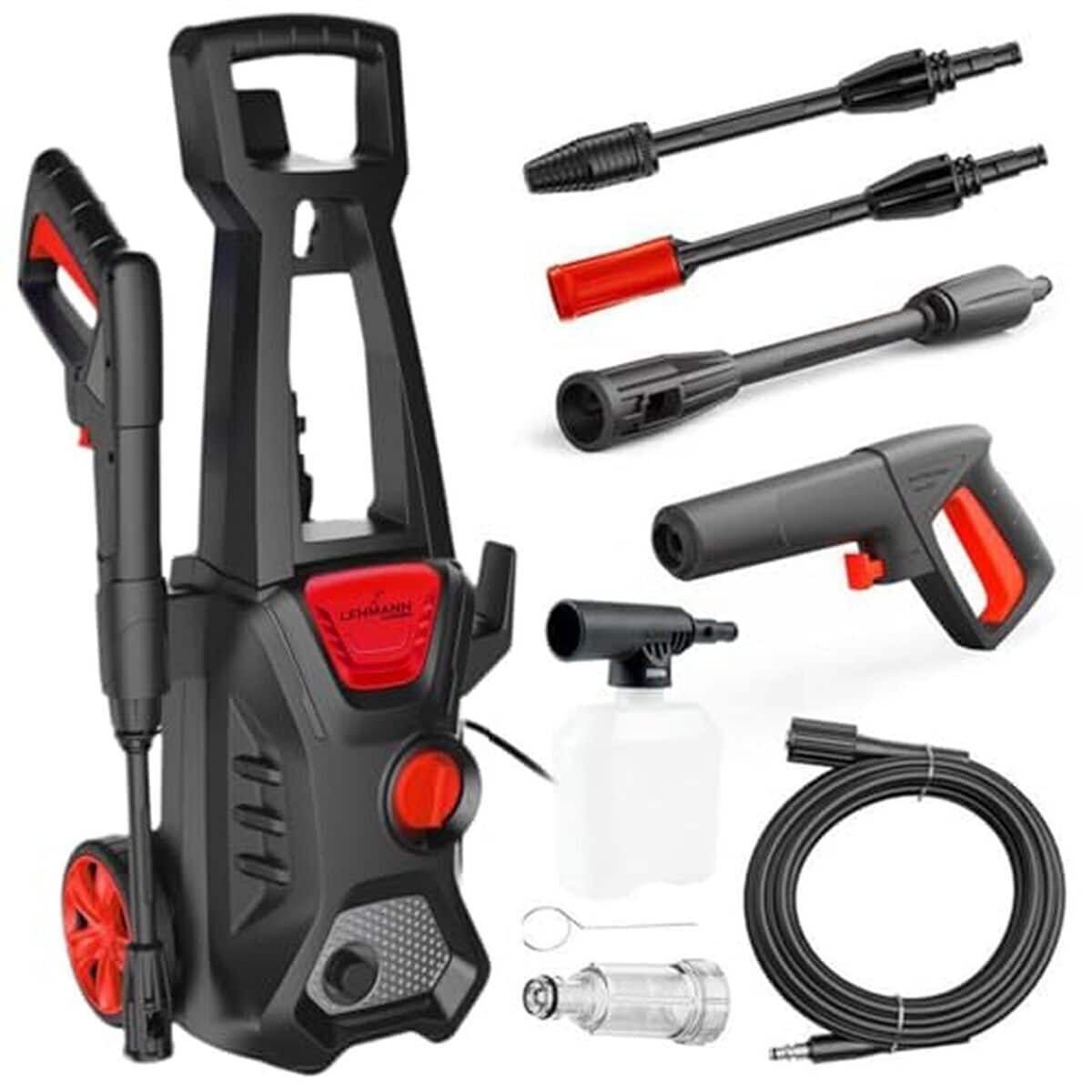 Test du nettoyeur haute pression LEHMANN Jukon, 1600 W, 200 bar