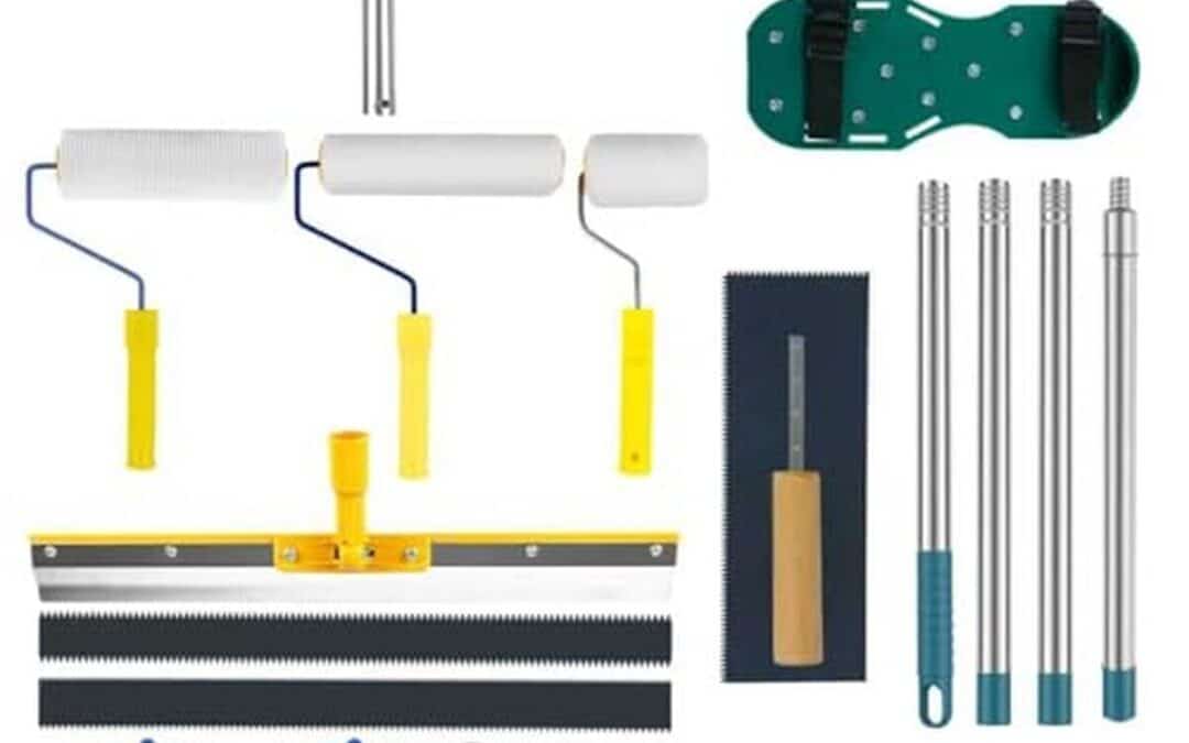 Test : kit complet d'outils pour ciment auto-nivelant glemgopo