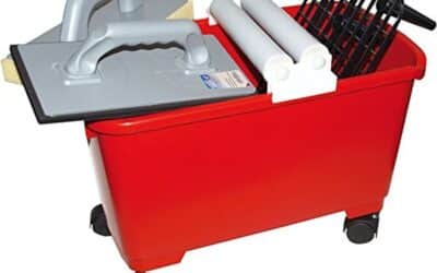 Test : kit de lavage professionnel Haromac 9 pièces avec seau rouge 22 l