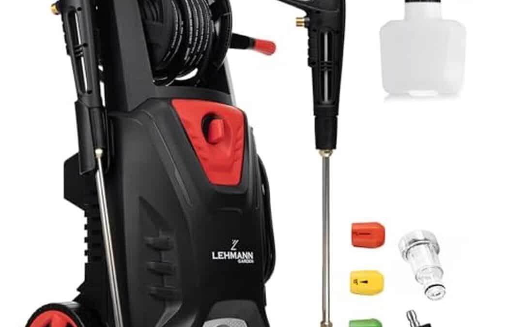 Test : nettoyeur haute pression LEHMANN Colorado, 3000 W, max 260 bar