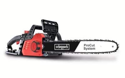 Test : tronçonneuse électrique Scheppach CSE2600, puissance et légèreté