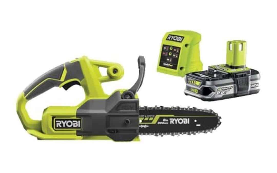 Test : tronçonneuse sans fil Ryobi ONE+ RY18CS20A-125, puissance et praticité