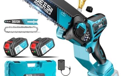 Test : tronçonneuse sans fil SEESII 1000W 6 & 8 pouces