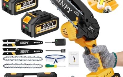 Test : tronçonneuse sans fil SINPY Mini 6 pouces, pratique et efficace