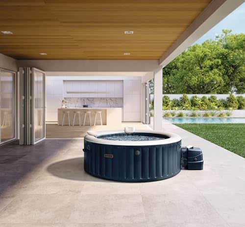 Test : spa gonflable octogonal Intex PureSpa Blue Navy 6 places