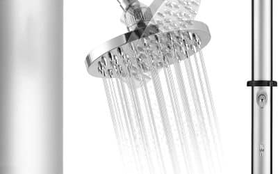 Test de la douche solaire Juskys Victoria : 40 litres et jusqu’à 60 °C