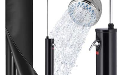 Test de la douche solaire Monzana noire 18 L pour jardin