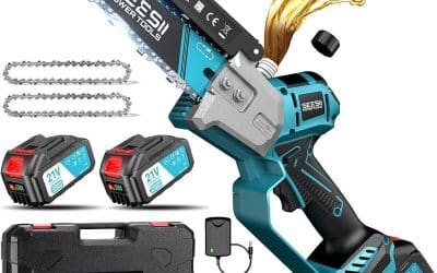Test de la mini tronçonneuse SEESII 6 pouces à batterie