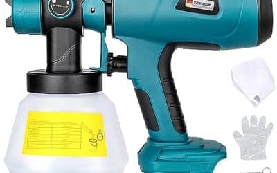 Test du pistolet à peinture sans fil Makita HVLP 200 W
