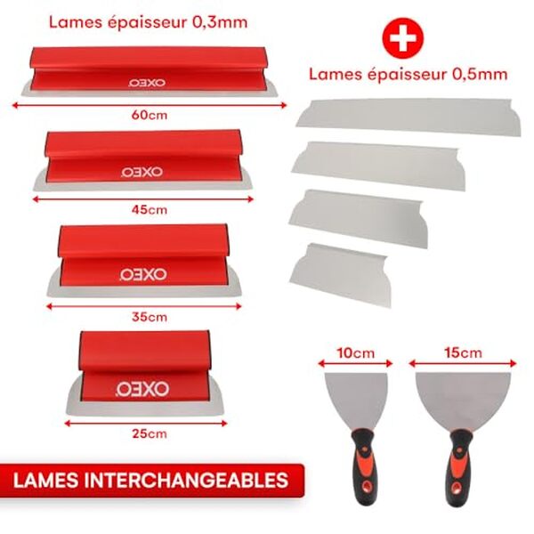 Découvrez notre test détaillé du coffret lames à lisser plaquiste en acier inoxydable : performance, durabilité et rapport qualité-prix pour vos travaux de finition.