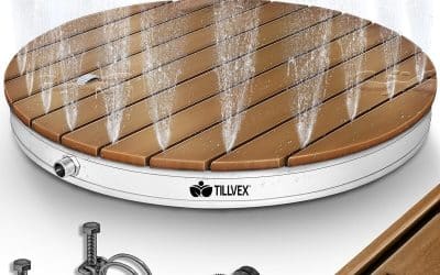 Test de la douche de jardin tillvex : hauteur et performance