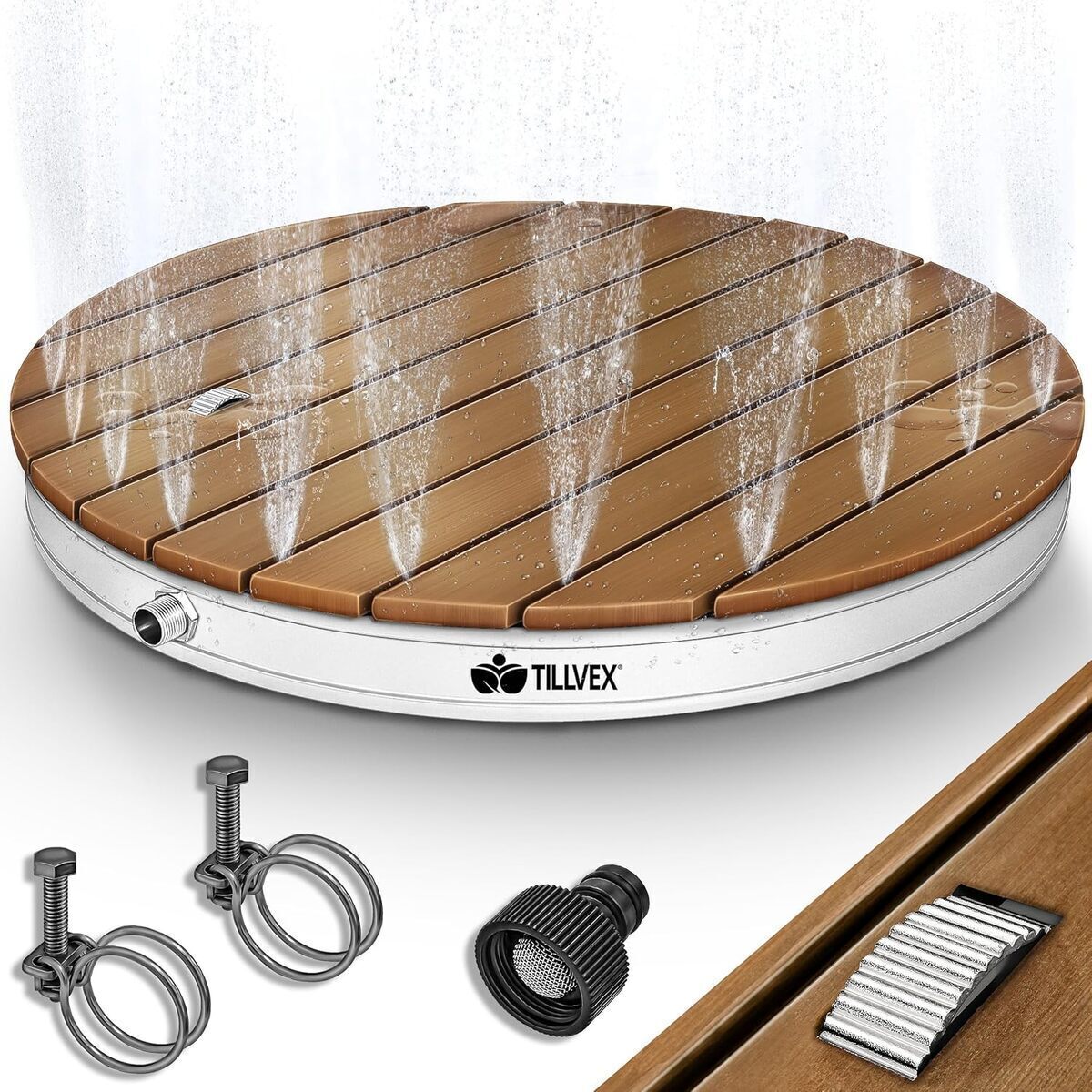 Test de la douche de jardin tillvex : hauteur et performance