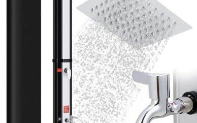 Test de la douche solaire 35L : chaleur pratique au jardin