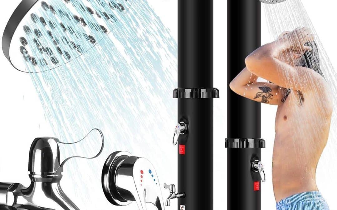 Test de la douche solaire 40L : chaleur et confort au jardin