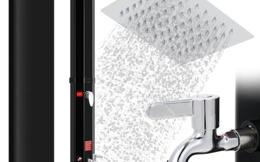 Test de la douche solaire 40L : rafraîchissement écologique pour votre jardin