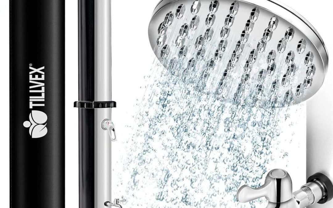 Test de la douche solaire tillvex : eau chaude pratique et écologique