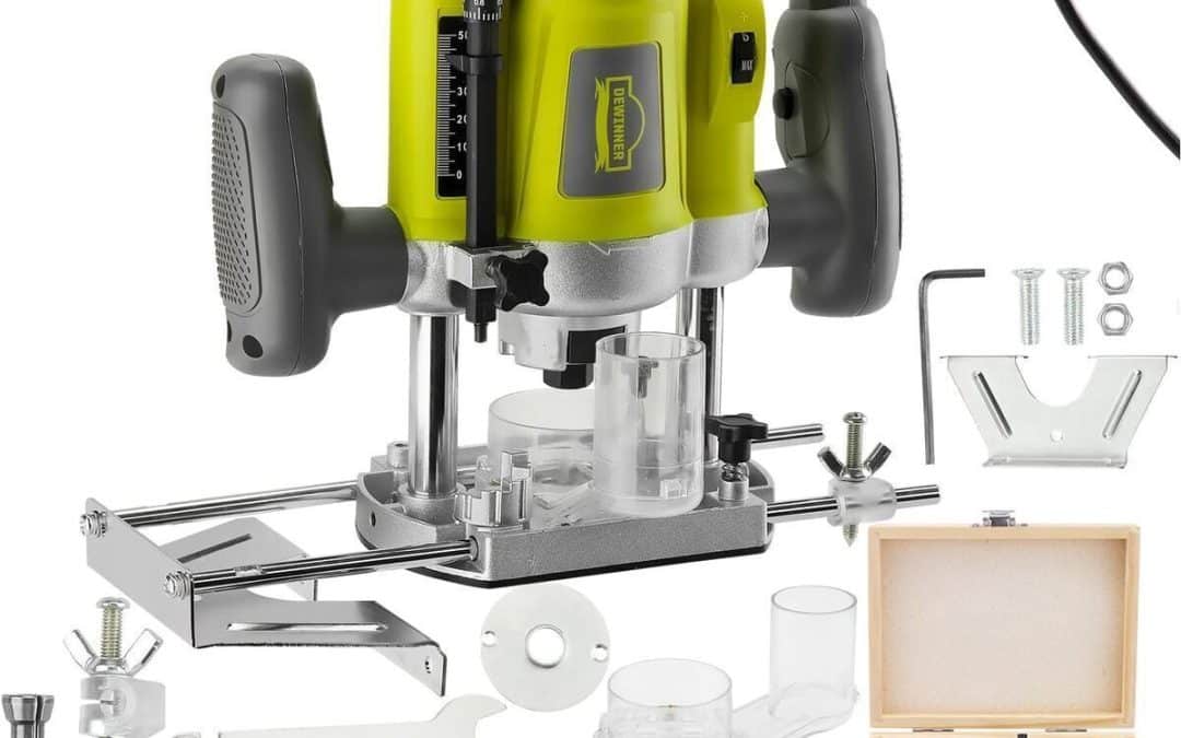 Test : défonceuse affleureuse Dewinner 1200W avec fraises