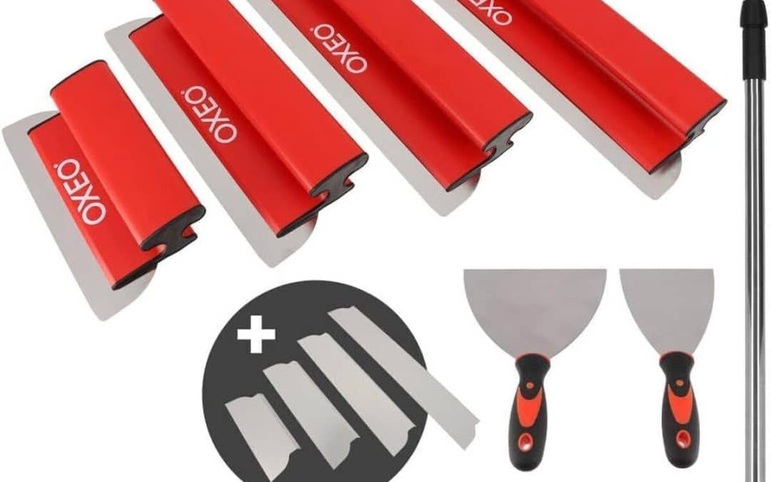 Test du coffret lames à lisser plaquiste : efficacité en acier inoxydable