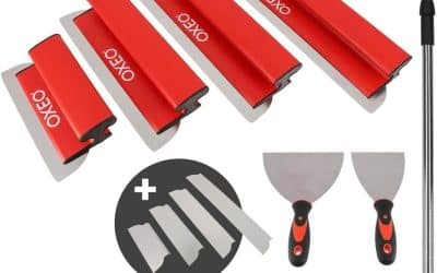 Test du coffret lames à lisser plaquiste : efficacité en acier inoxydable