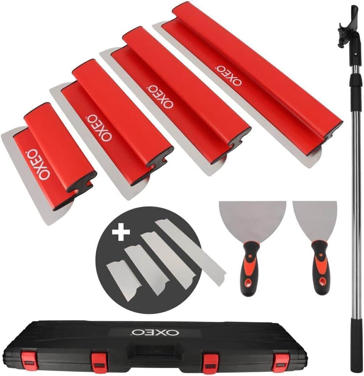 Test du coffret lames à lisser plaquiste : efficacité en acier inoxydable