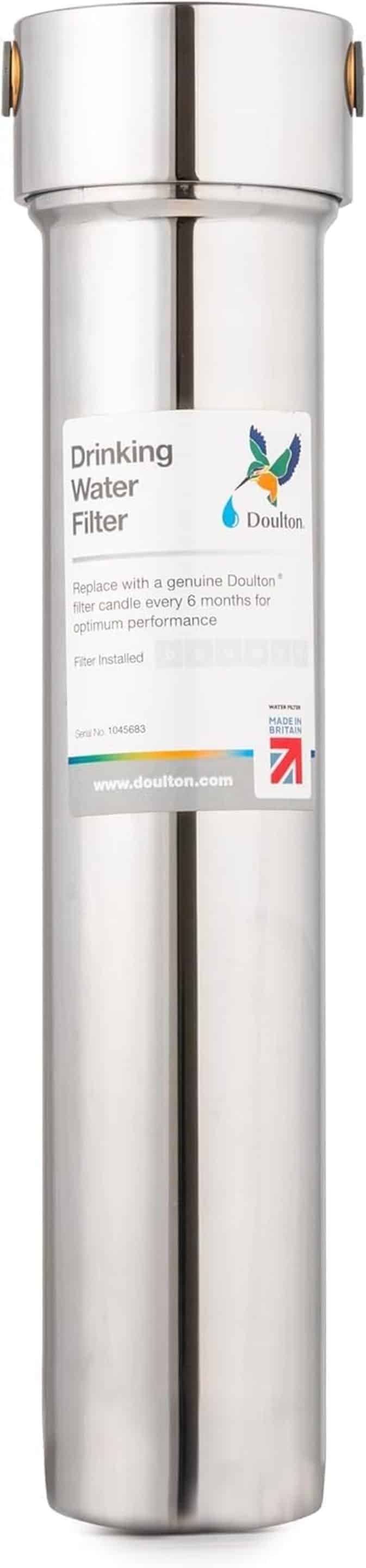 Test du système de filtration d'eau sous évier Doulton HIS
