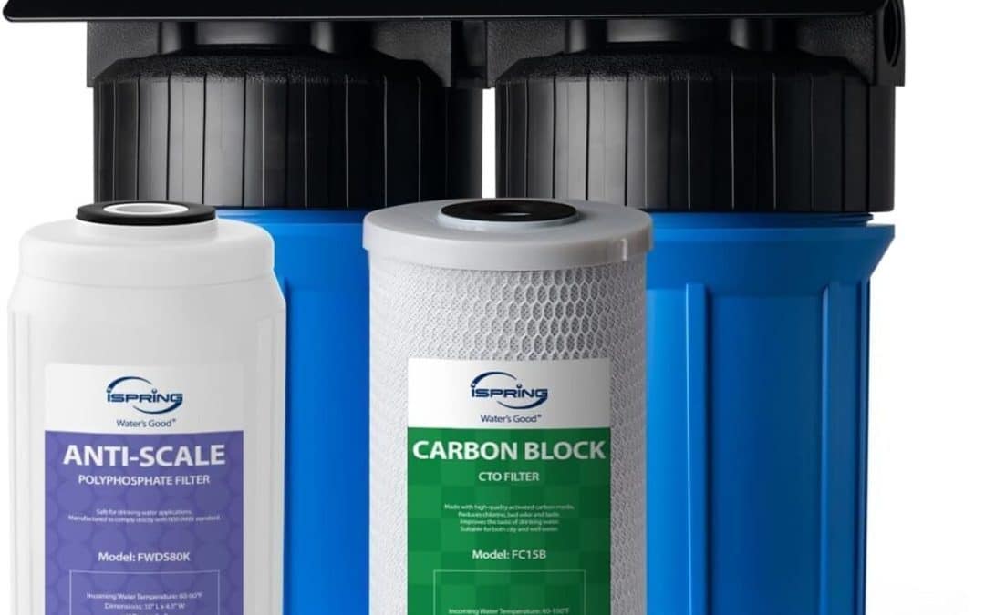 Test du système de filtration iSpring WGB21B-DS : efficacité anti-calcaire et chlore