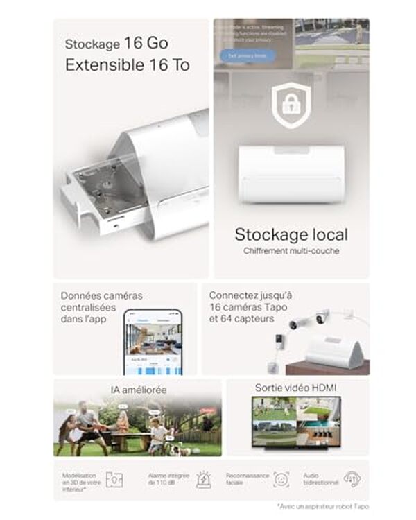 Découvrez le Tapo H500, le hub intelligent avec alarme intégrée et stockage extensible. Avis complet, performances et prix du meilleur hub domotique du marché.
