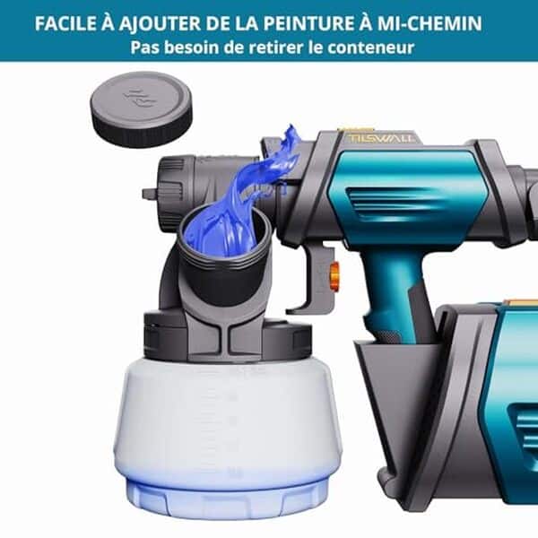 Découvrez notre test détaillé du pistolet à peinture Tilswall 800W avec réservoir 1300 ml. Performances, 4 buses incluses et verdict d'experts pour vos projets de peinture.