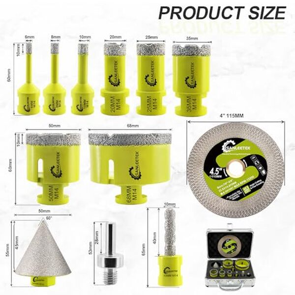 Dรฉcouvrez notre test dรฉtaillรฉ du kit de scie cloche diamant Sanleetek : performances, avantages et rรฉsultats pour dรฉcouper carrelage et marbre avec prรฉcision.