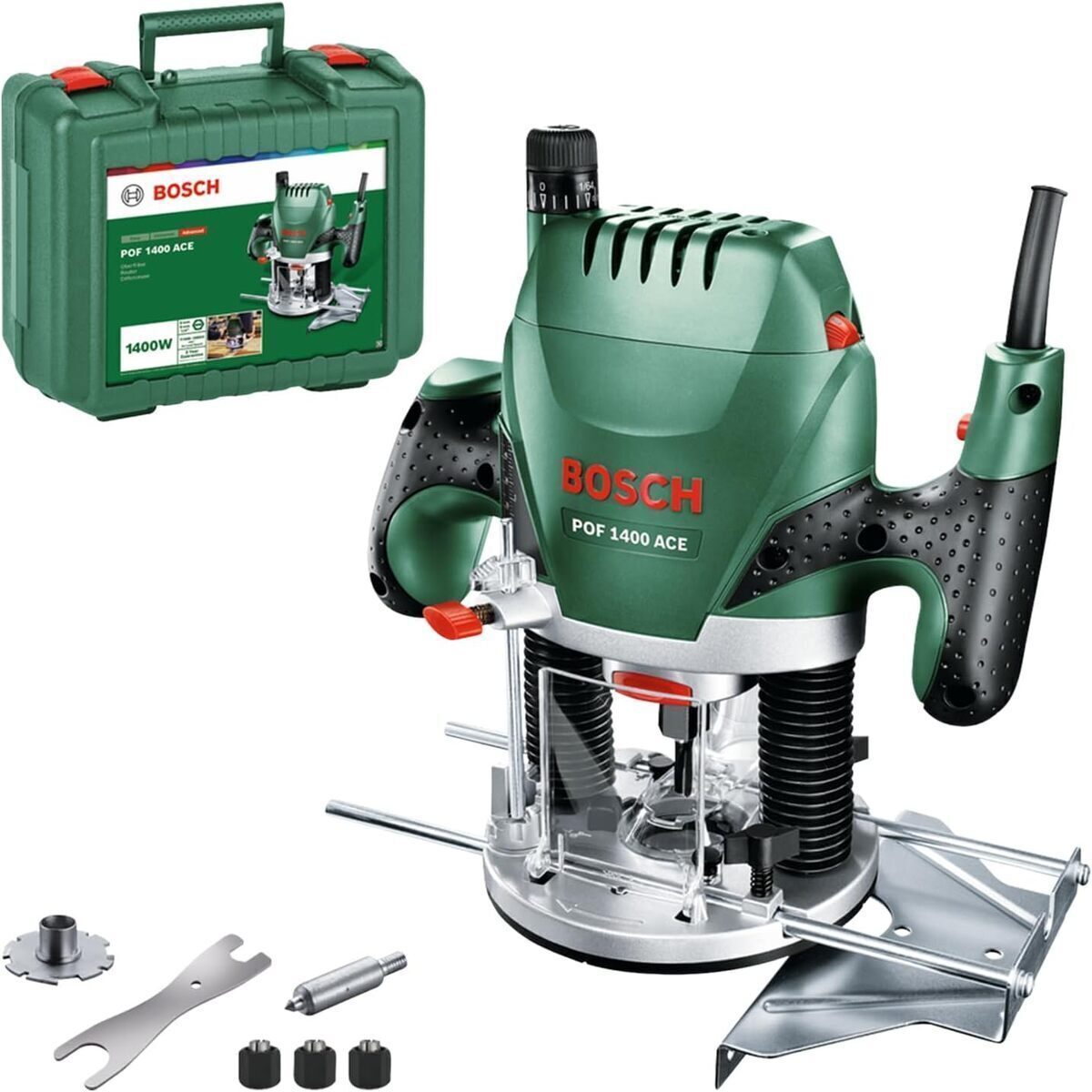 Test de la défonceuse bosch pof 1400 ace : puissance et précision