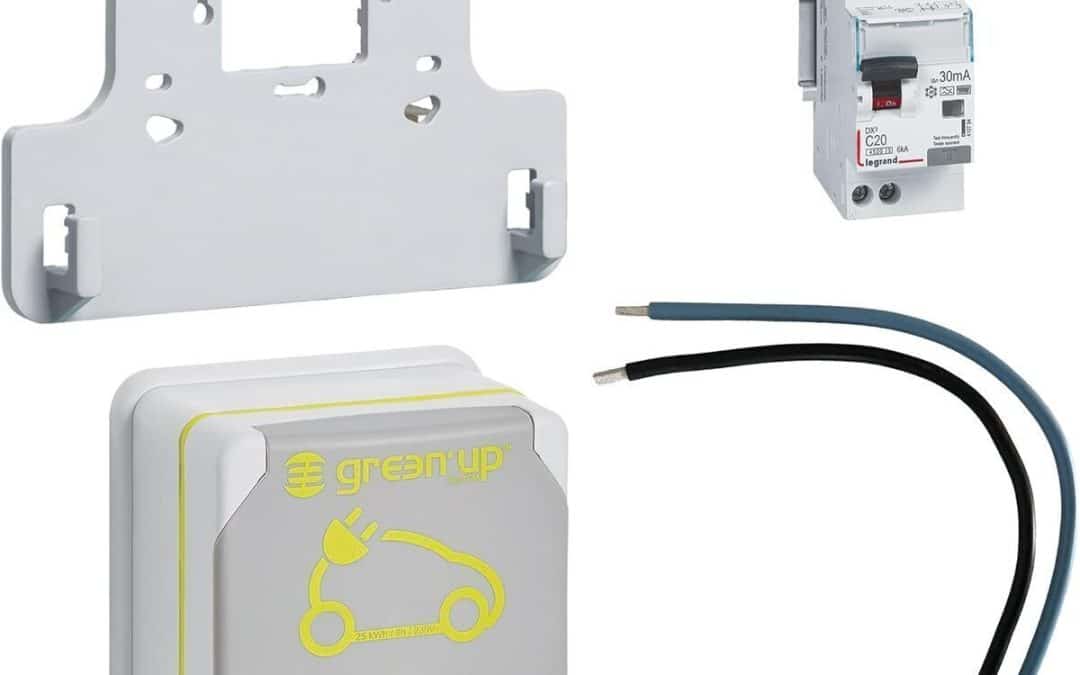 Test de la prise green'up access Legrand 3, 7 kW pour véhicules électriques