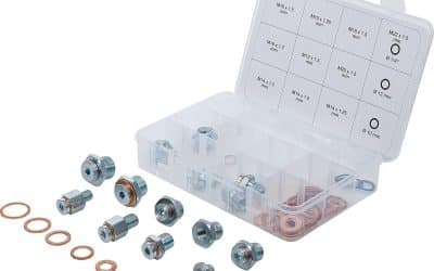 Test de l’assortiment BGS 70184 : réparation de bouchons de vidange en 63 pièces