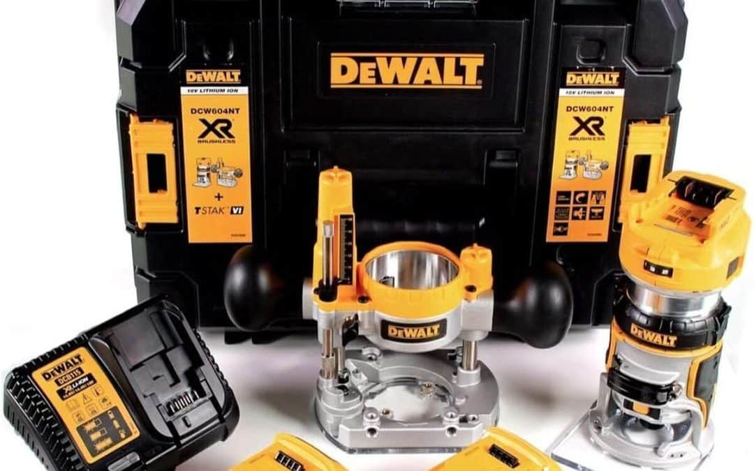 Test du kit affleureuse et défonceuse DeWalt XR 18V brushless
