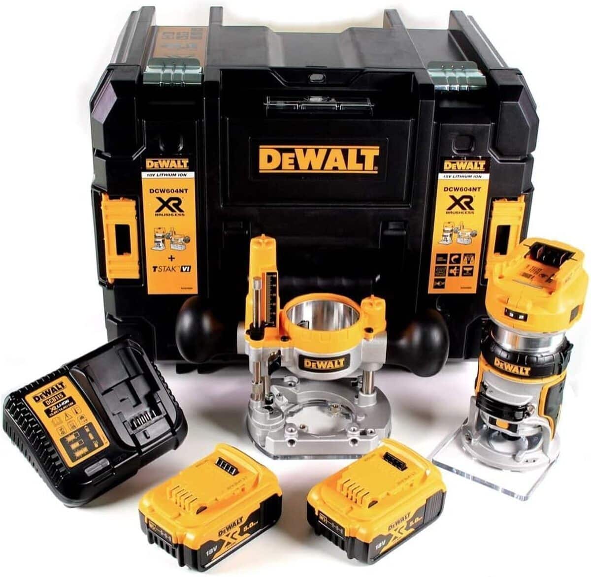 Test du kit affleureuse et défonceuse DeWalt XR 18V brushless