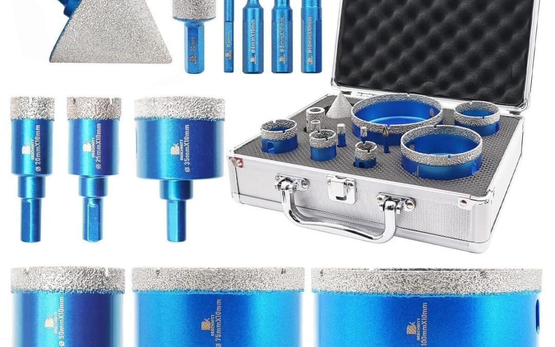 Test du kit de scie-cloche diamant BRSCHNITT pour carrelage et porcelaine