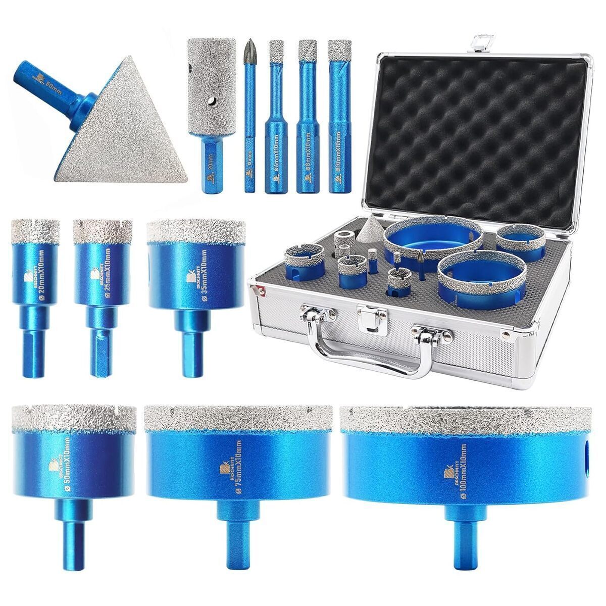 Test du kit de scie-cloche diamant BRSCHNITT pour carrelage et porcelaine