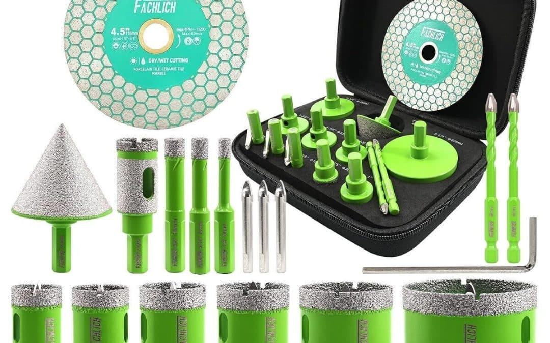 Test du kit de scies cloches pour carrelage Fachlich 17 pièces : avis complet