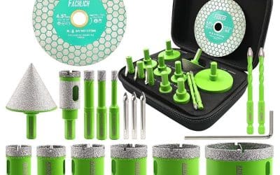 Test du kit de scies cloches pour carrelage Fachlich 17 pièces : avis complet