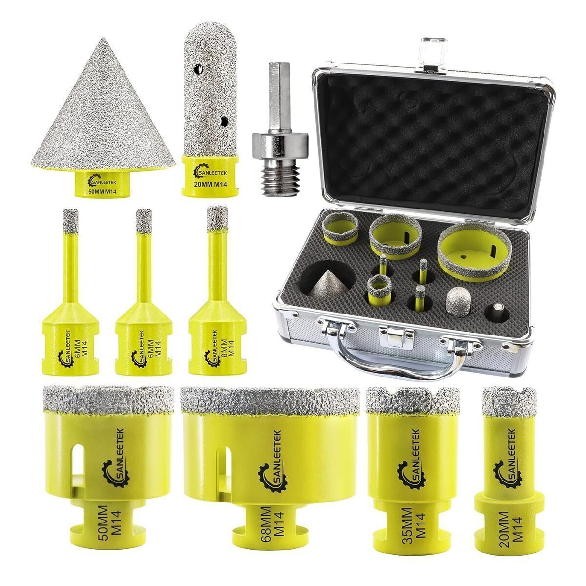 Test du kit trépan carrelage SANLEETEK : performances et polyvalence